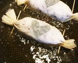 パリパリ！春巻きの皮でスティックおにぎり作り方7写真
