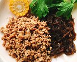 もずくが麺代わり!肉味噌で台湾混ぜそば作り方7写真