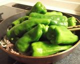 まるごとピーマンと牛肉のトマト煮作り方4写真