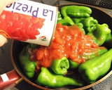 まるごとピーマンと牛肉のトマト煮作り方5写真