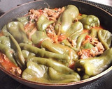 まるごとピーマンと牛肉のトマト煮作り方9写真
