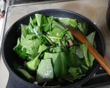 空心菜とベーコンのオイスター炒め作り方6写真