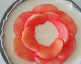 桃の薔薇レアチーズケーキ作り方18写真