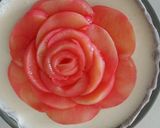 桃の薔薇レアチーズケーキ作り方19写真