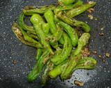 簡単おかず ししとうのニンニク塩麹焼き作り方4写真