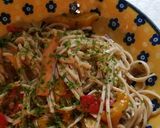お蕎麦deチャンプルー♡ランチ作り方3写真