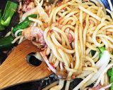 超簡単！バター香る醤油焼きうどん作り方3写真