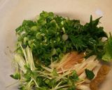 薬味たっぷり柚子胡椒タレで、素麺和え作り方2写真