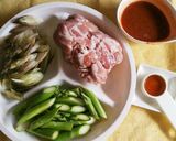 豚肉＆夏野菜の簡単♡甘辛味噌炒め♪作り方1写真