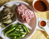 豚肉＆夏野菜の簡単♡甘辛味噌炒め♪作り方1写真