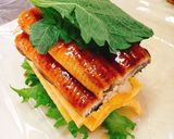 鰻の蒲焼とチーズ卵で低糖質高野豆腐サンド作り方17写真
