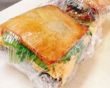 鰻の蒲焼とチーズ卵で低糖質高野豆腐サンド作り方19写真
