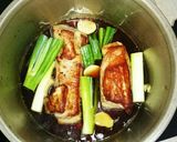 ☆圧力鍋de豚の角煮☆作り方2写真
