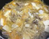 めんつゆで簡単☆肉豆腐の卵とじ☆作り方6写真