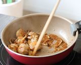 丼ぶり弁当に　鶏肉のオニオン醤油ソテー作り方3写真