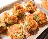 肉詰めピーマンのオーブン焼き☆蓋つき〜♪作り方10写真