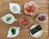水菜のせ♪豆腐とじゃこのヘルシー卵ご飯！作り方7写真