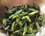 モロッコインゲンの胡麻マヨ和え作り方1写真