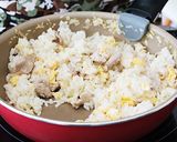 丼ぶり弁当に　ネギ塩豚チャーハン作り方3写真