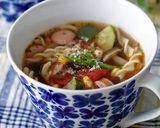 朝食やランチに♡マカロニトマトスープ作り方5写真
