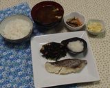 鱈の塩麹漬けグリル焼き定食作り方10写真
