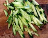 簡単、きゅうりとササミの胡麻マヨサラダ♬作り方3写真