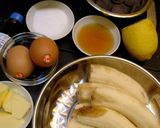 夫の誕生日★★ビターチョコバナナケーキ作り方1写真