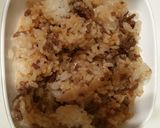 簡単　　肉入りご飯作り方3写真