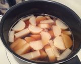 【煮汁リメイク】大根の煮物~梅風味作り方2写真