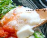 豆乳冷やし出汁茶漬け丼＊豆腐＆明太＆長芋作り方5写真