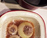 話題簡単★レンチン丸ごと玉ねぎの肉詰め作り方4写真