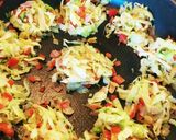 キャベツとチーズのカレー風味春巻き♪作り方3写真