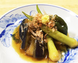 茄子とオクラとピーマンの煮浸し作り方11写真