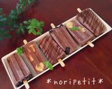 簡単♡お豆腐チョコバナナアイスバー作り方5写真