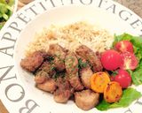 お手軽ステーキピラフ作り方9写真