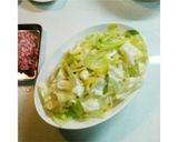 超簡単！牡蠣だし醤油で、肉味噌キャベツ作り方5写真