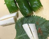 あっさり☆長芋の大葉豚巻き☆梅ポン酢味作り方2写真