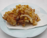 冷凍とうきびと玉ねぎのかき揚げ　作り方4写真