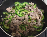 ゴーヤと牛肉のしぐれ煮♪白ごま風味作り方8写真