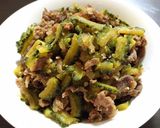 ゴーヤと牛肉のしぐれ煮♪白ごま風味作り方10写真