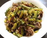 ゴーヤと牛肉のしぐれ煮♪白ごま風味作り方10写真