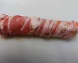 簡単♡豚肉♡三色巻き♡お弁当♡安いバラ肉作り方9写真