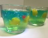 簡単♪海色グラデーションゼリー作り方12写真