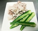 　豚しゃぶと夏野菜のぶっかけそうめん作り方4写真