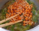 簡単ランチ！オクラなめこレタスのスープ♪作り方6写真
