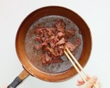 あっさり味の、和風青椒肉絲作り方3写真