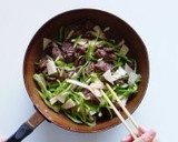 あっさり味の、和風青椒肉絲作り方4写真