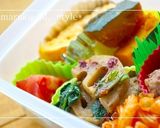 シャキシャキ蓮根と春菊の梅ソテー♪作り方4写真