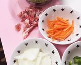 簡単☆野菜たっぷり！あんかけ焼きそば作り方1写真