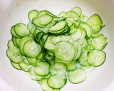 きゅうりもみの胡麻和え作り方1写真